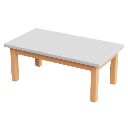 Table scientifique  3D Illustration