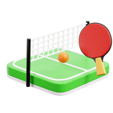 Table Tennis  3D Icon