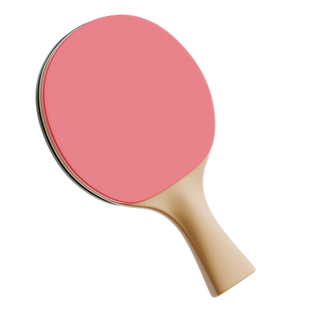 Table Tennis Bat  3D Icon