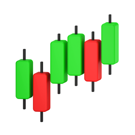 Tableau des bâtons de bougie  3D Icon