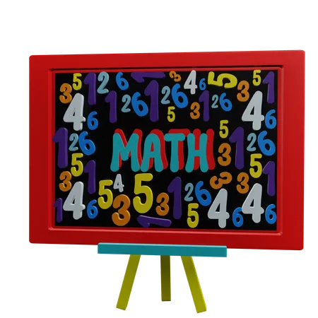 Tableau de mathématiques  3D Icon