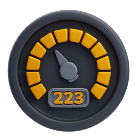 Tachometer  3D Icon