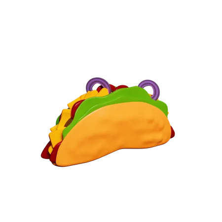 Tacos  3D Icon