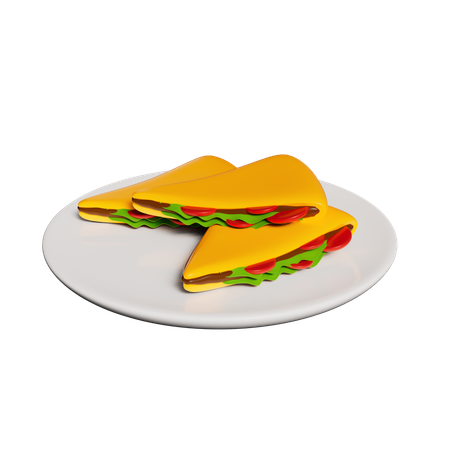 Tacos  3D Icon