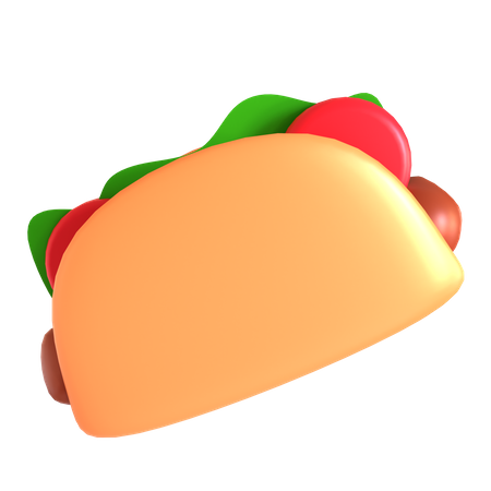 Tacos  3D Icon