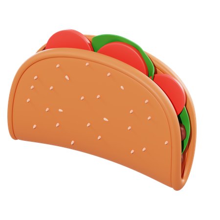 Tacos  3D Illustration