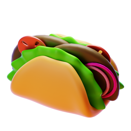 Tacos  3D Icon