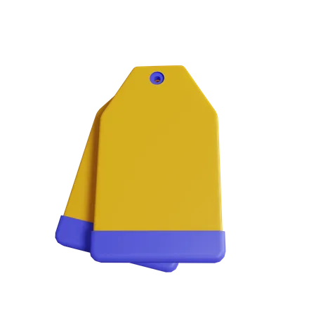 Tag  3D Icon