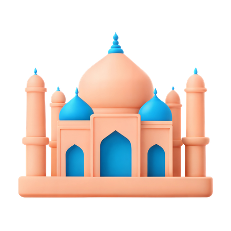 Taj Mahal  3D Icon