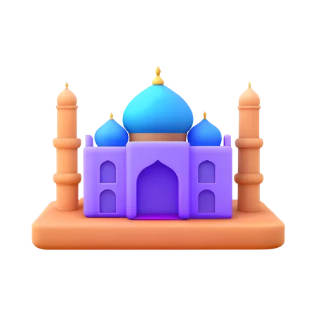 Taj Mahal  3D Icon