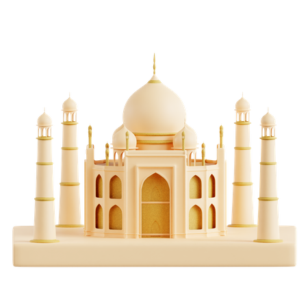 Taj Mahal  3D Icon