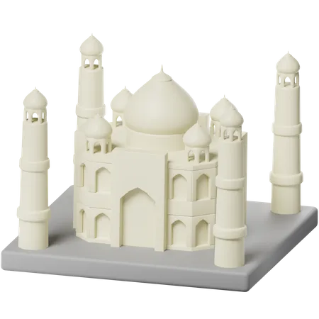 Taj Mahal  3D Icon