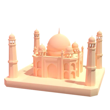 Tajmahal  3D Illustration