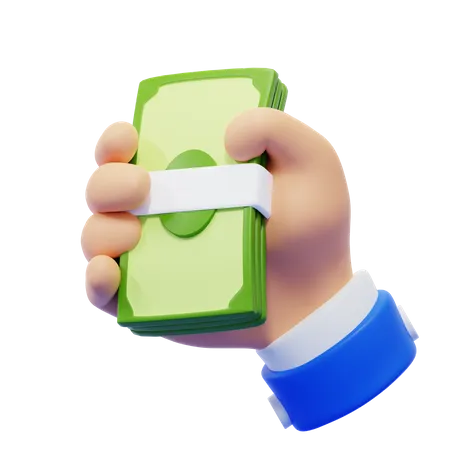 Take My Money Hand Gesture  3D Icon