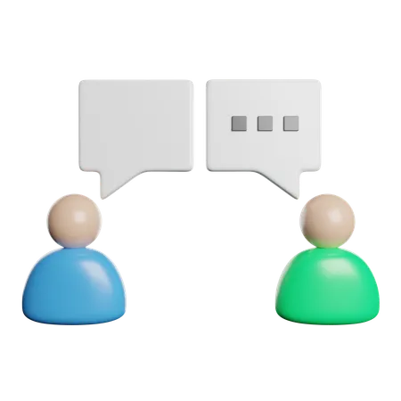 Talk  3D Icon