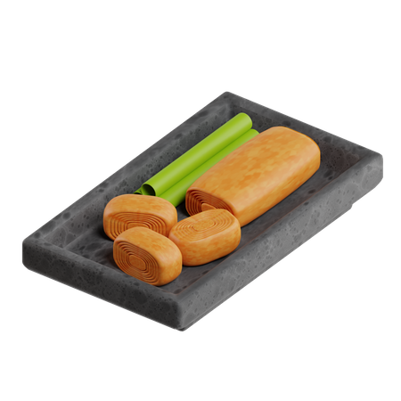 Tamagoyaki  3D Icon