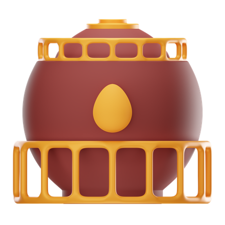 Tanque de armazenamento de óleo  3D Icon