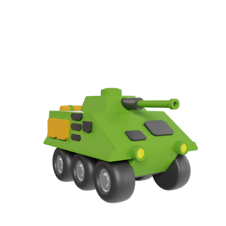 Tanque do exército  3D Icon