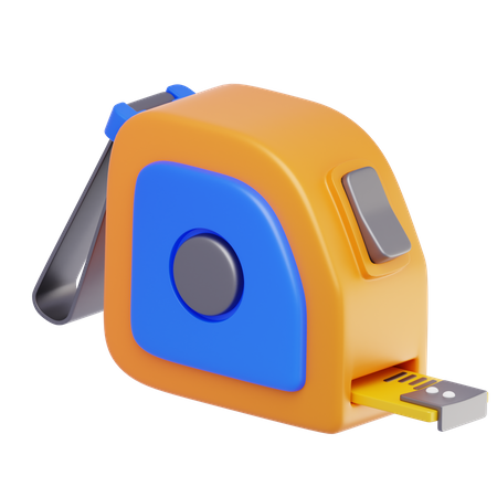 Tape Measurement  3D Icon