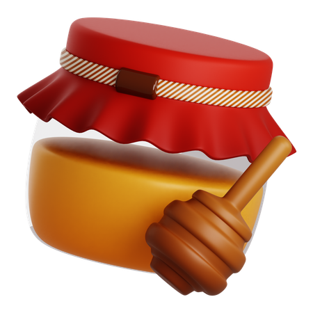 Tarro de miel  3D Icon