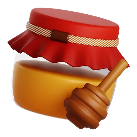 Tarro de miel  3D Icon