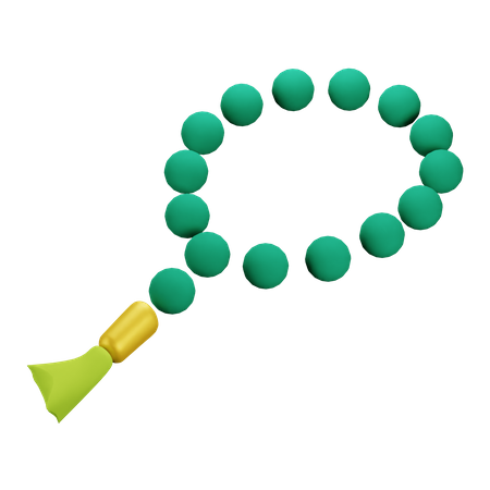 Tasbih Islamic Prayer Equipment  3D Icon