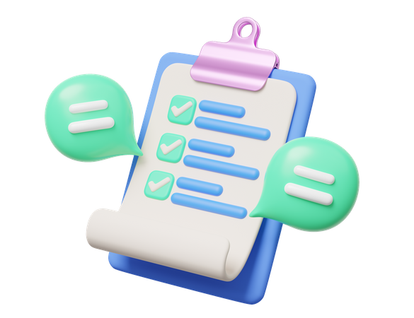 Task List  3D Icon