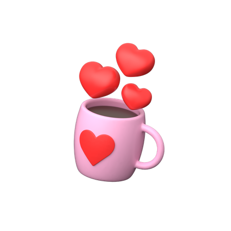 Tasse d'amour  3D Icon