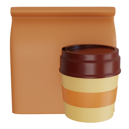 Tasse lebensmittel behälter  3D Icon