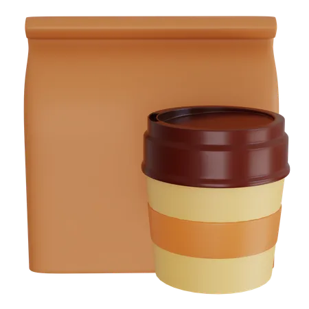 Tasse lebensmittel behälter  3D Icon