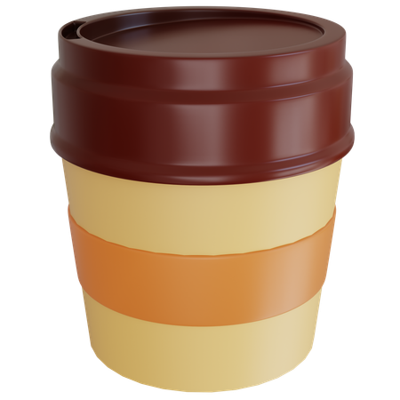 Tasse lebensmittel behälter  3D Icon