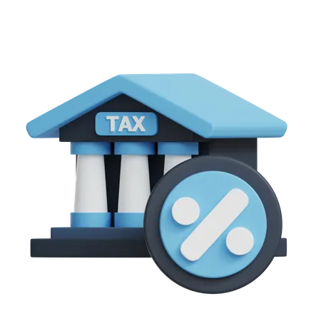 Tax Office  3D Icon