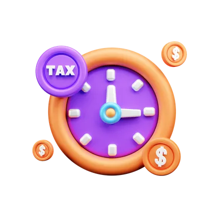 Tax Refund Time  3D Icon