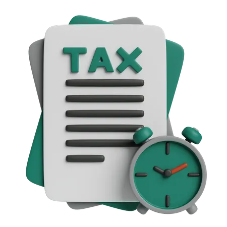 Tax Time  3D Icon