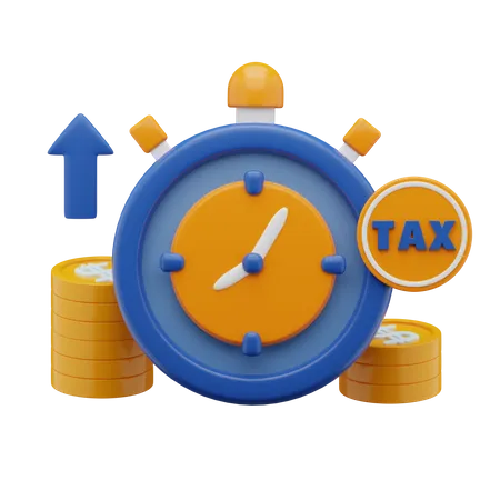 Tax Time  3D Icon