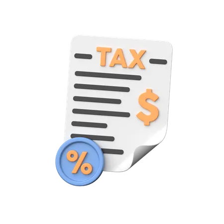 Taxes  3D Icon