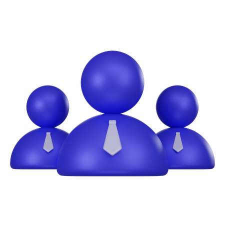 Team Management  3D Icon