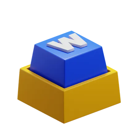 Tecla do teclado  3D Icon