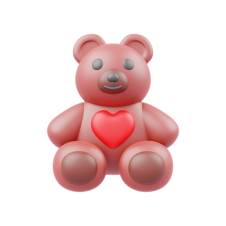 Teddy Bear  3D Illustration