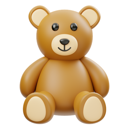 Teddy Bear Toy  3D Icon