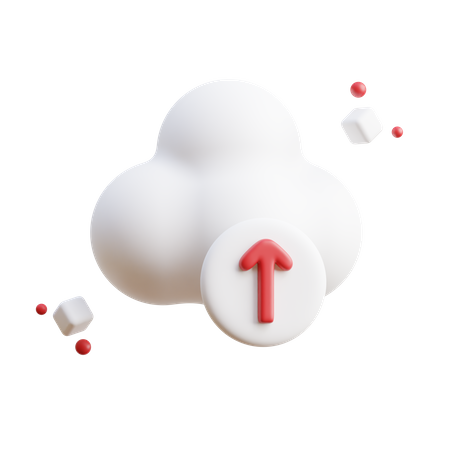 Téléchargement dans le cloud  3D Icon