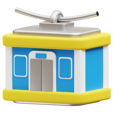 Teleférico  3D Icon