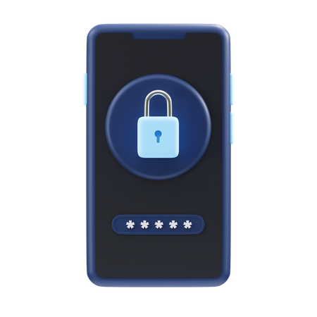 Telefon-Login  3D Icon