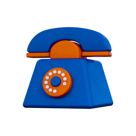 Telefone  3D Illustration