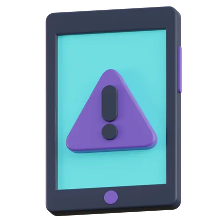 Aviso de telefone  3D Icon