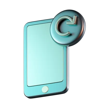 Recarga de telefone  3D Icon