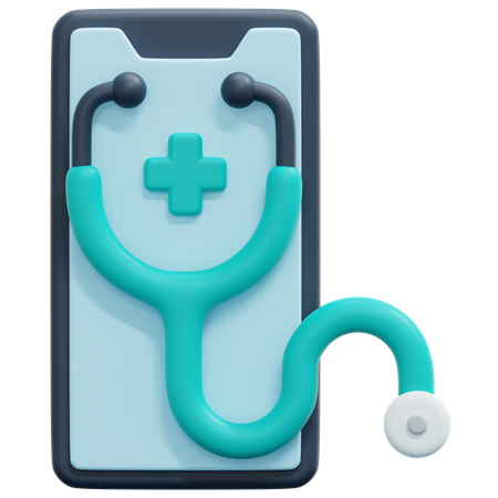 Telemedicine  3D Icon