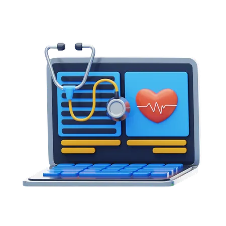 Telemedicine  3D Icon