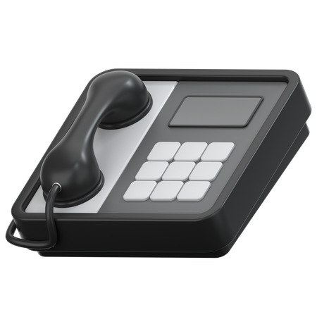 Telephone  3D Icon