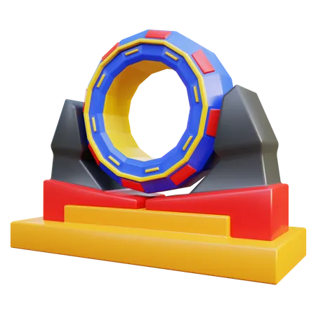 Teleportation Portal  3D Icon